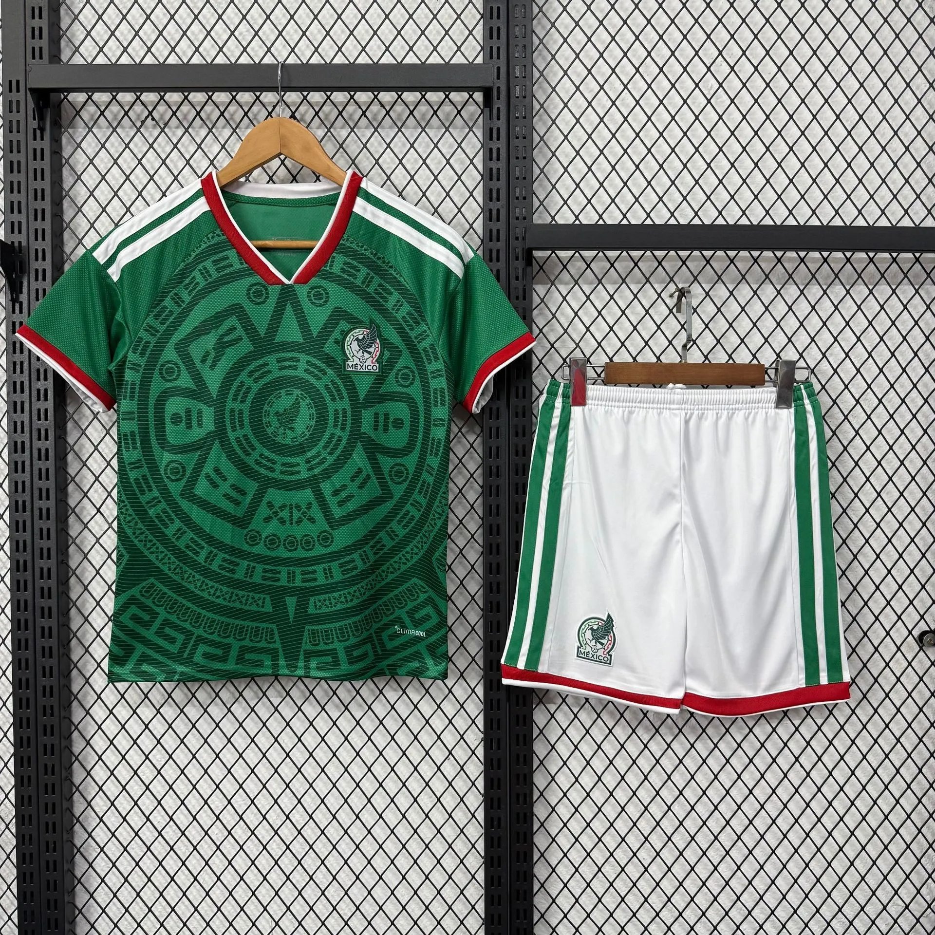 CBF Brazil Christ the Redeemer Graphic Jersey Set Green / Black - 13