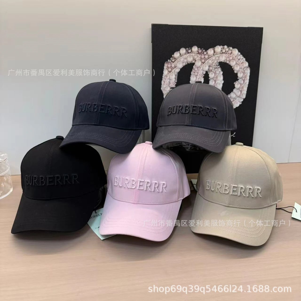 Design Berrr Baseball Cap Beige Embroidered Cap Baseball Cap - 3