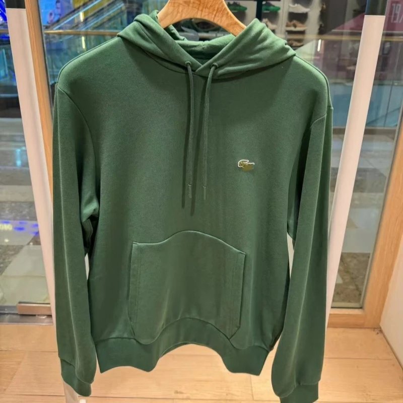 Lacoste Classic Hoodie Forest Green - 9