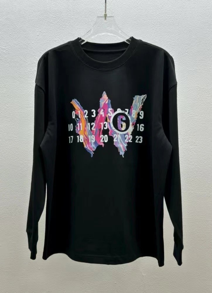 Alexander Wang Logo Long Sleeve T-Shirt Black - 46