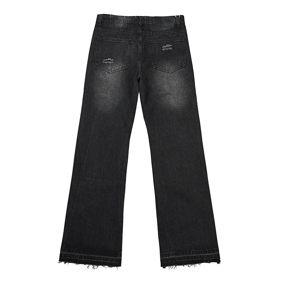 HAN Distressed Gradient Wash Jeans - 5