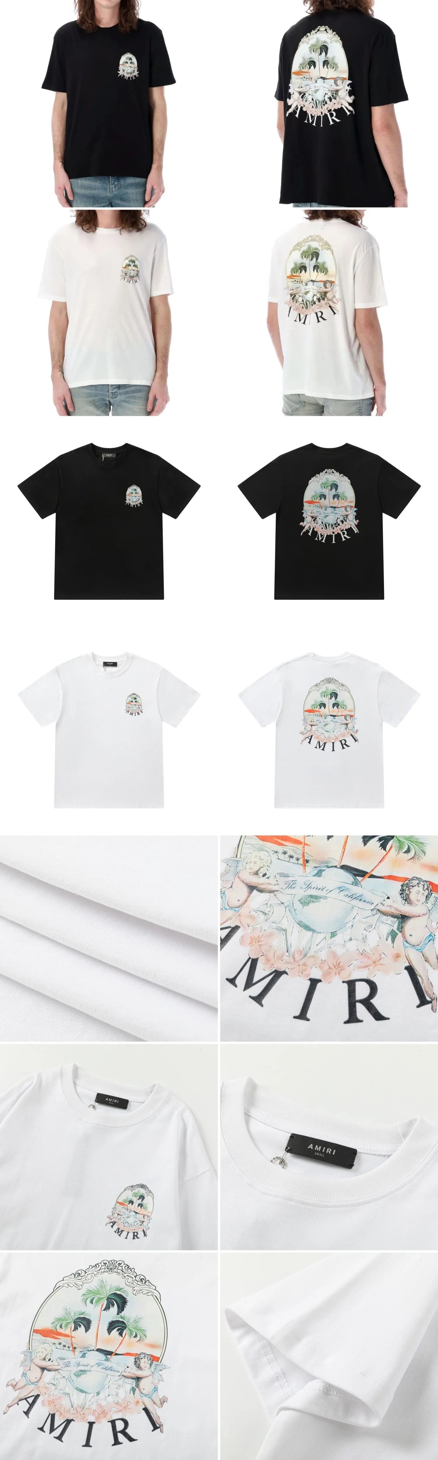 Amiri Tiger Logo Graphic T-Shirt Army Green - 15