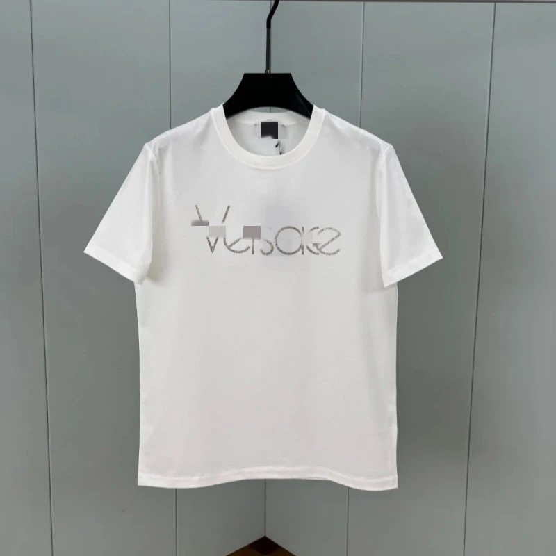 Versace Medusa Head Embroidered White T-Shirt - 9