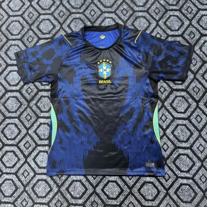 CBF Brazil National Team Psychedelic Print Training Jersey - 7