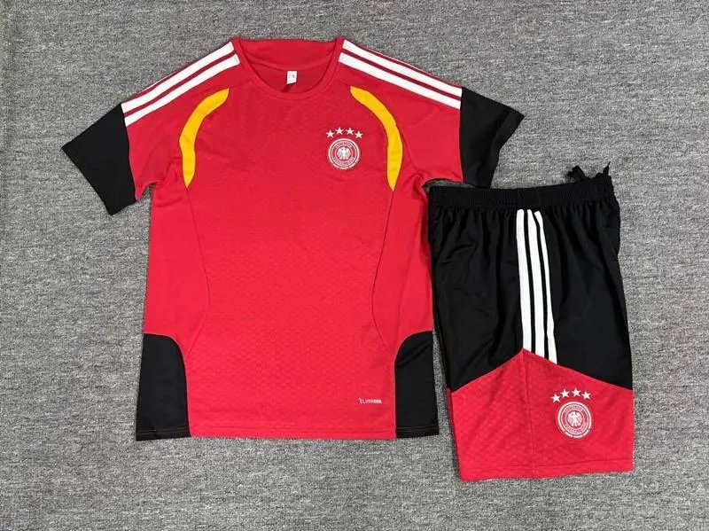 Design Spain National Team Home Kit Red / Navy Youth Soccer Jersey and Shorts Set Sets - 7