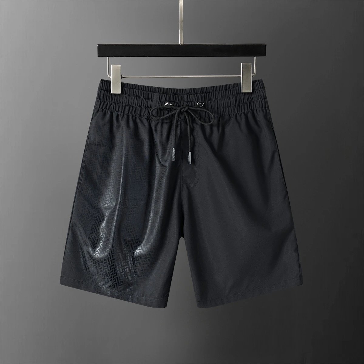 Louis Vuitton Swimwear Water-reactive monogram swim shorts with mesh lining — B28105 Black