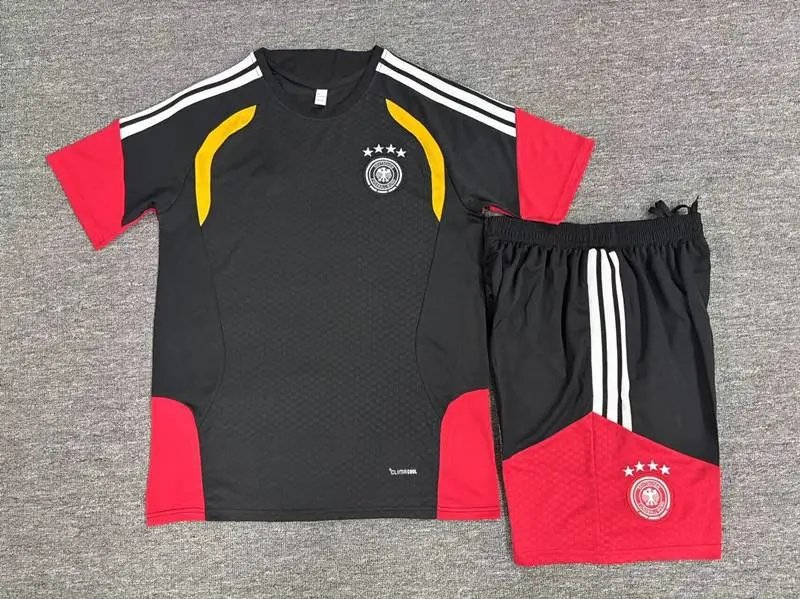 Design Spain National Team Home Kit Red / Navy Youth Soccer Jersey and Shorts Set Sets - 4