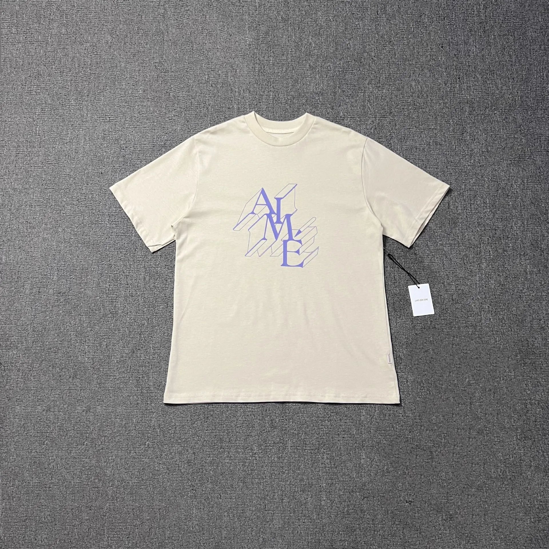 Aimé Leon Dore Apple Logo T-Shirt Black and White - 8