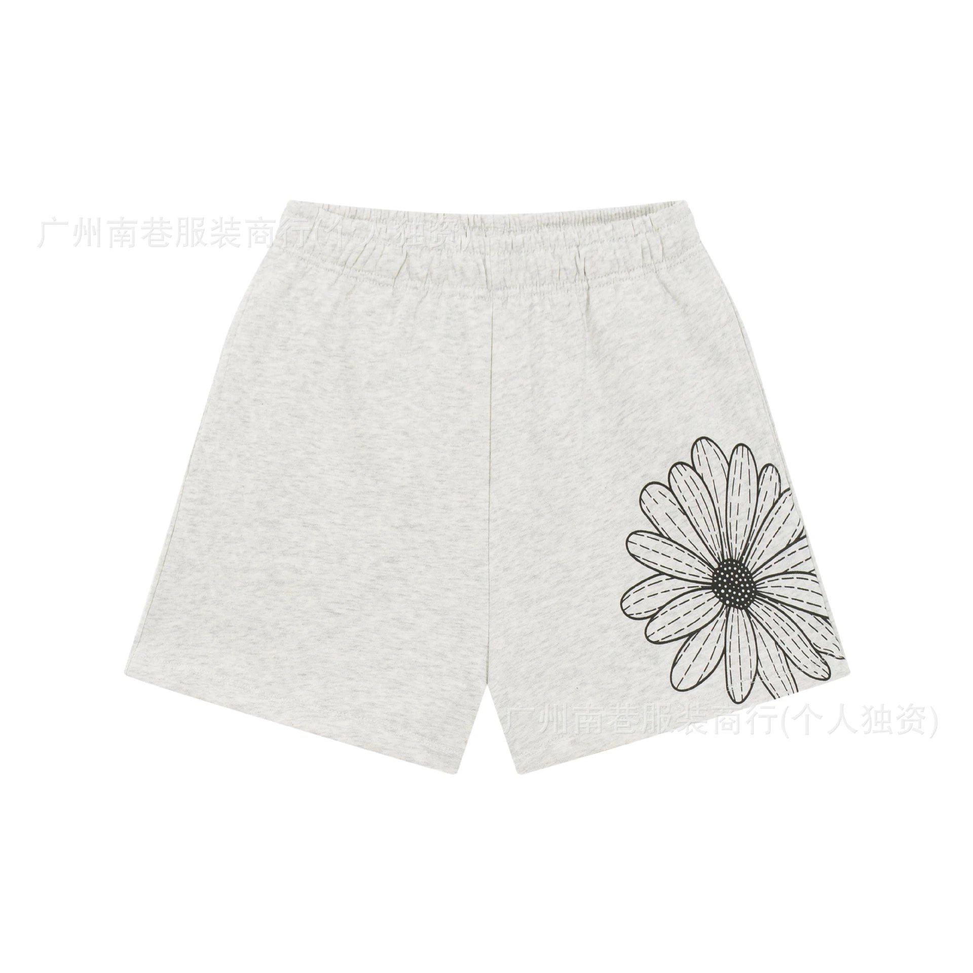 Design Daisy Print Navy Shorts - 8