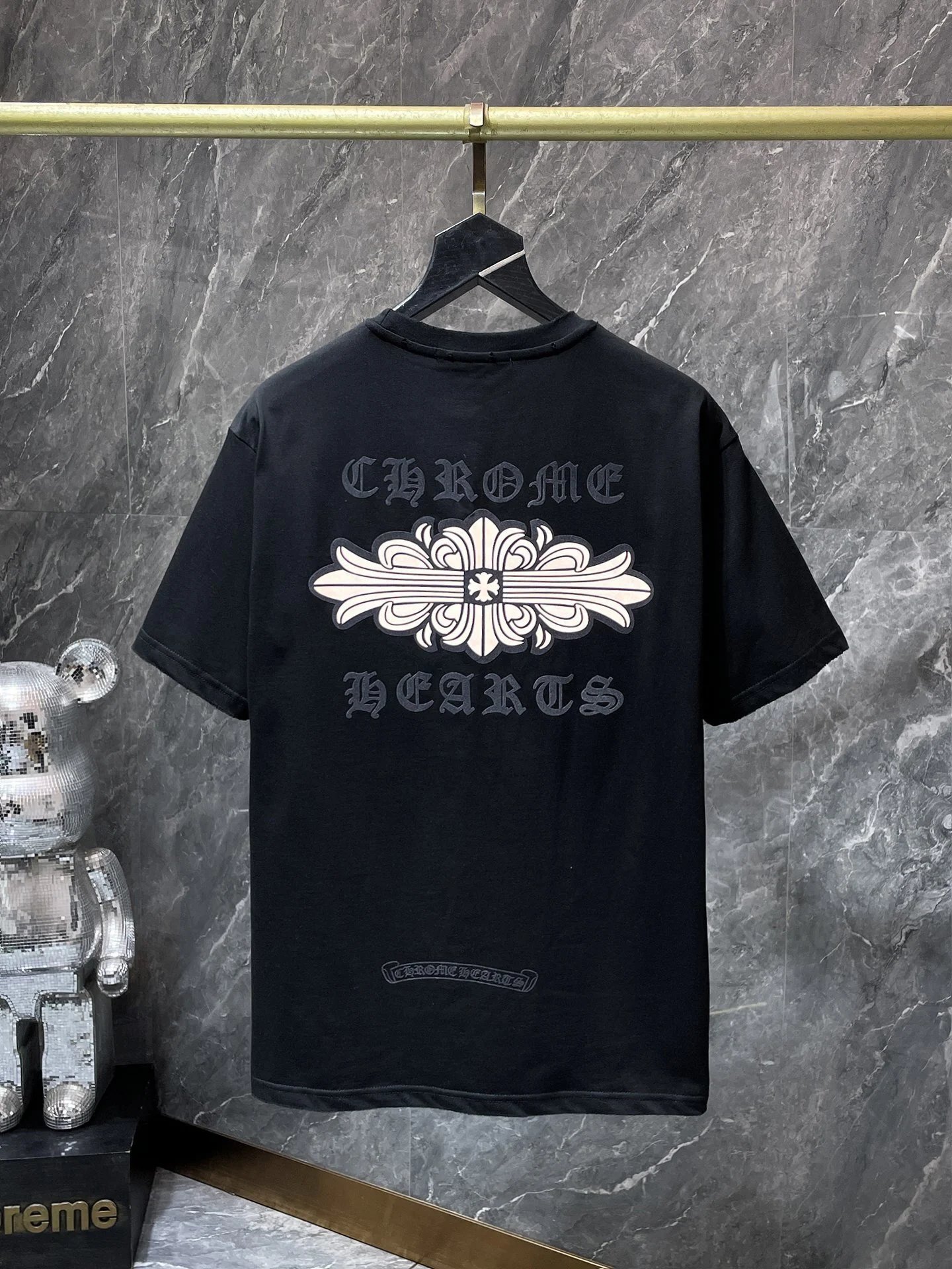Chrome Hearts Embroidered Circle Logo White T-Shirt - 20