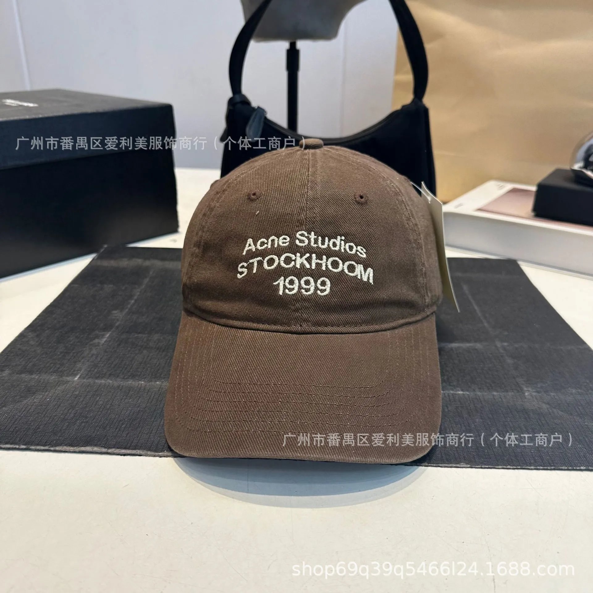 Acne Studios Stockholm 1999 Black Baseball Cap - 7