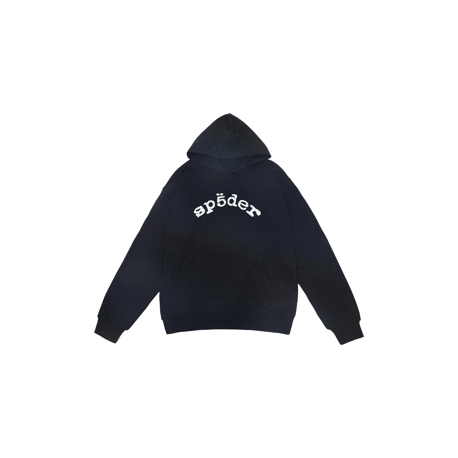 SP5DER Spider Web Graphic Hoodie Blue - 8