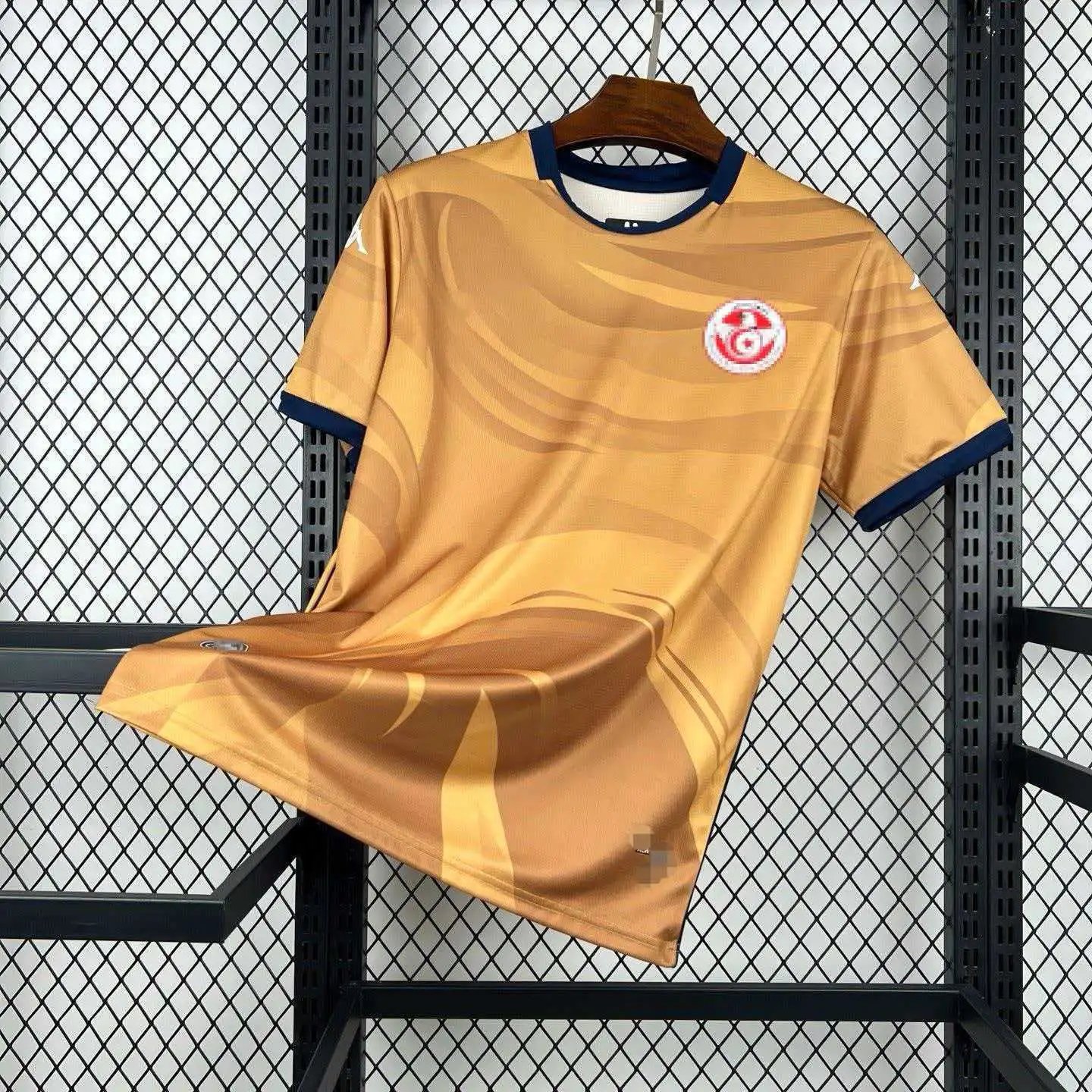 CBF Colombia National Team Retro Jersey Coral Striped Football Shirt Jersey - 6