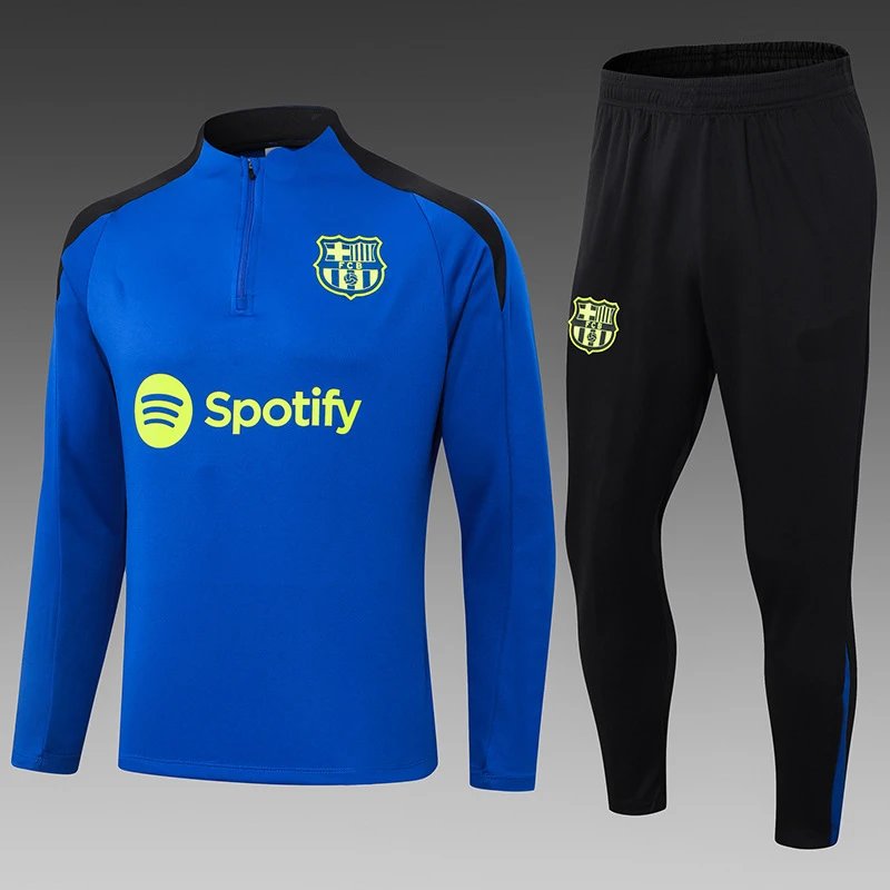 Juventus Training Tracksuit Navy Blue with Orange and Light Blue Accents - 16