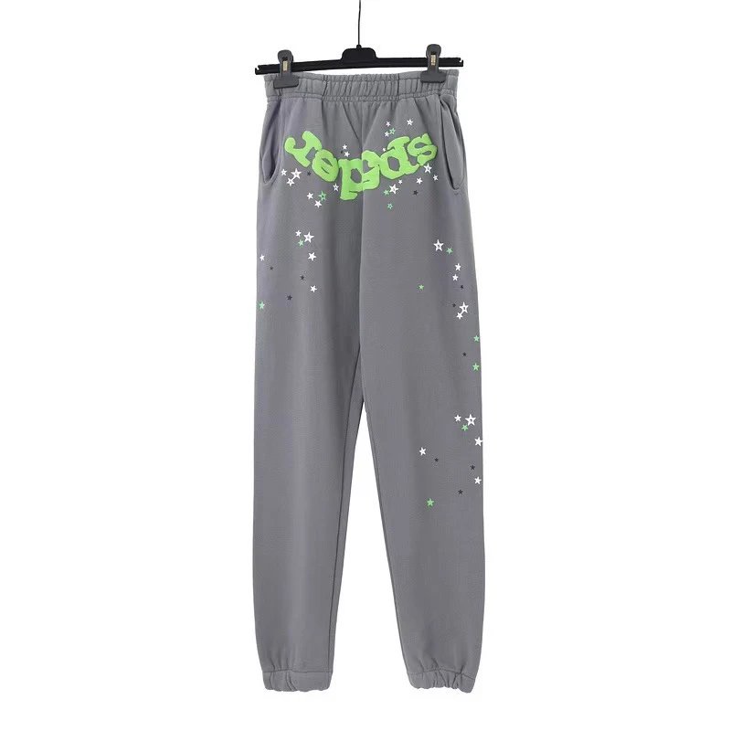 SP5DER Spider Web Graphic Hoodie Blue - 35