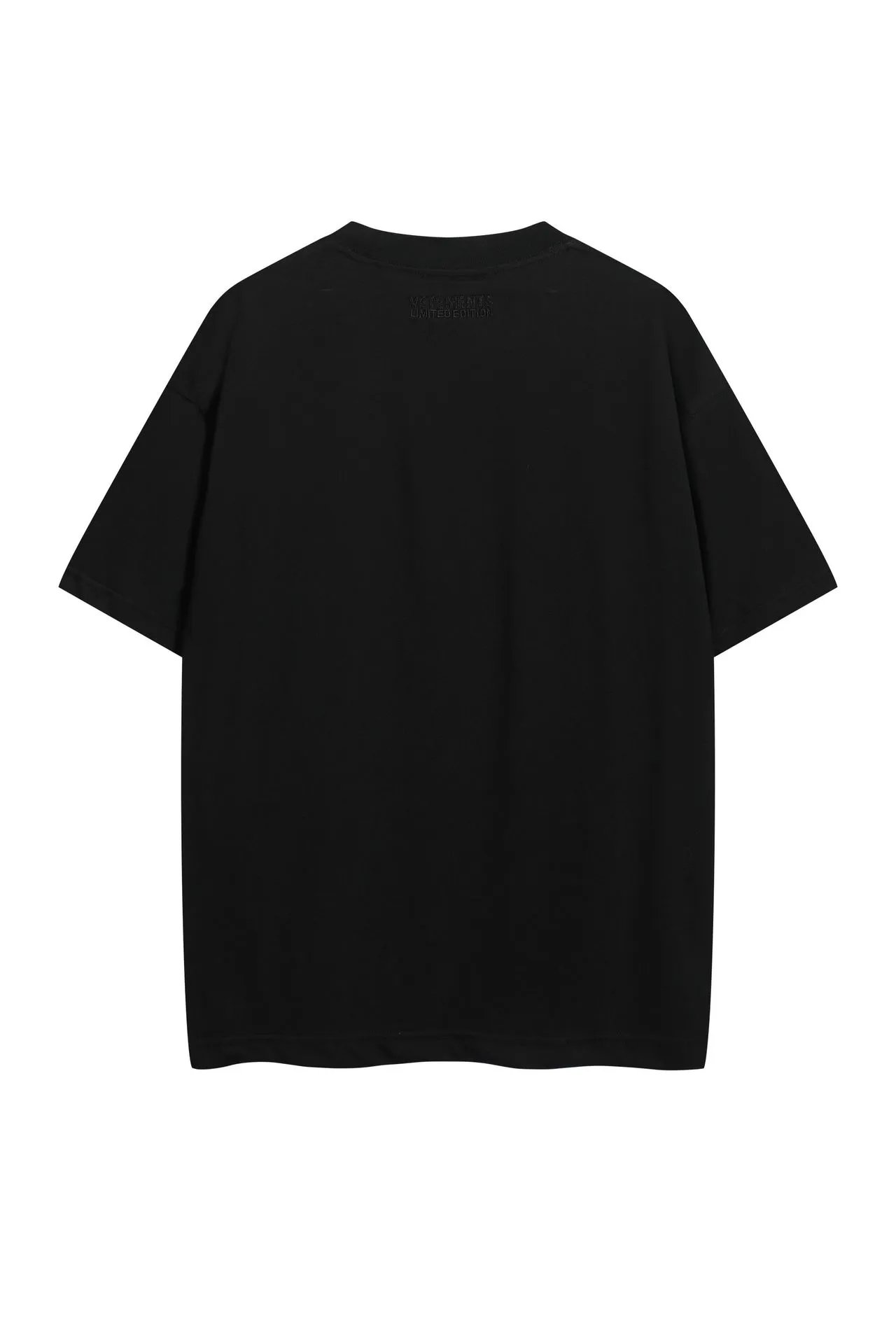Design Oversized Graphic Print Gray T-Shirt - 8