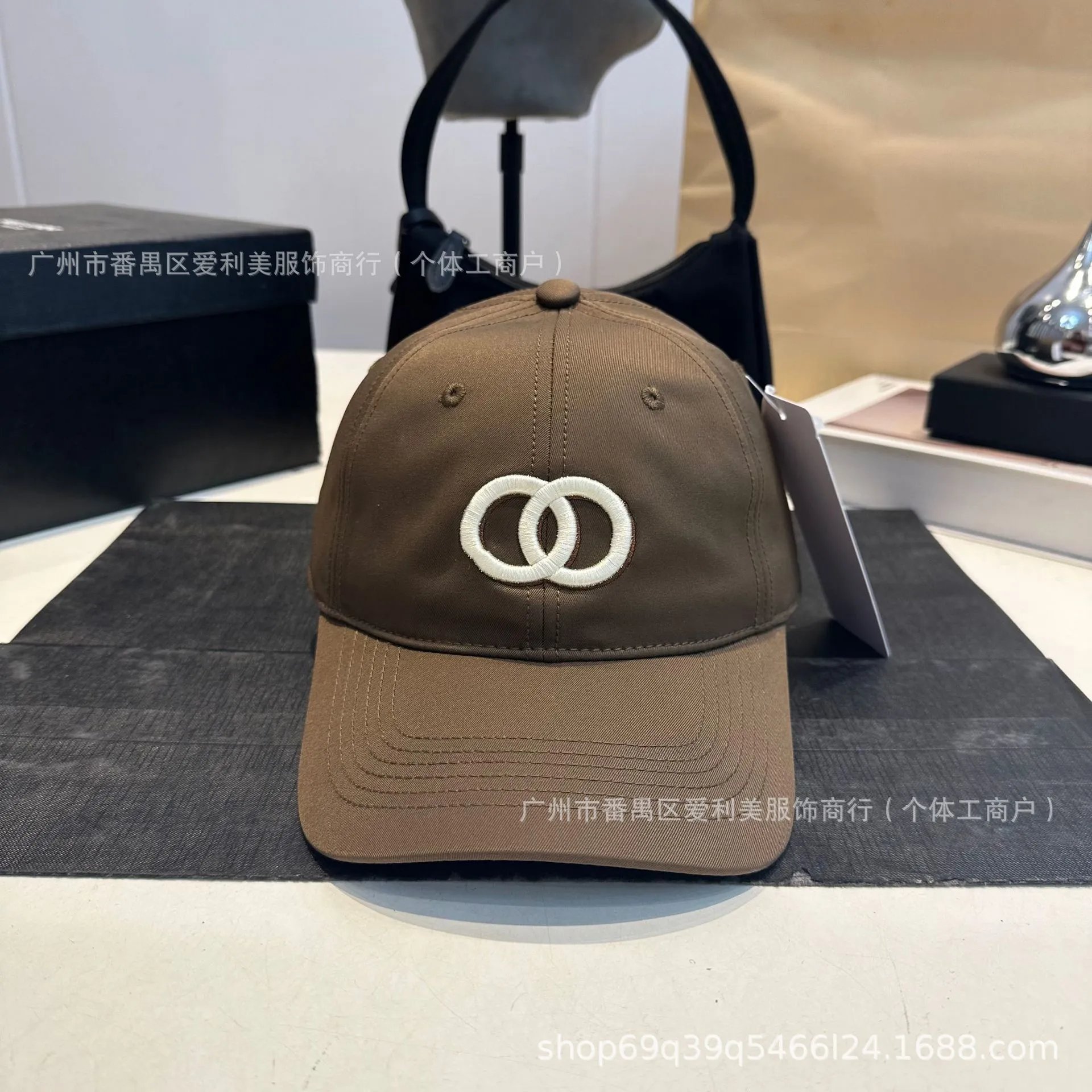 Chanel Hats Embroidered Double-C Baseball Cap image 3