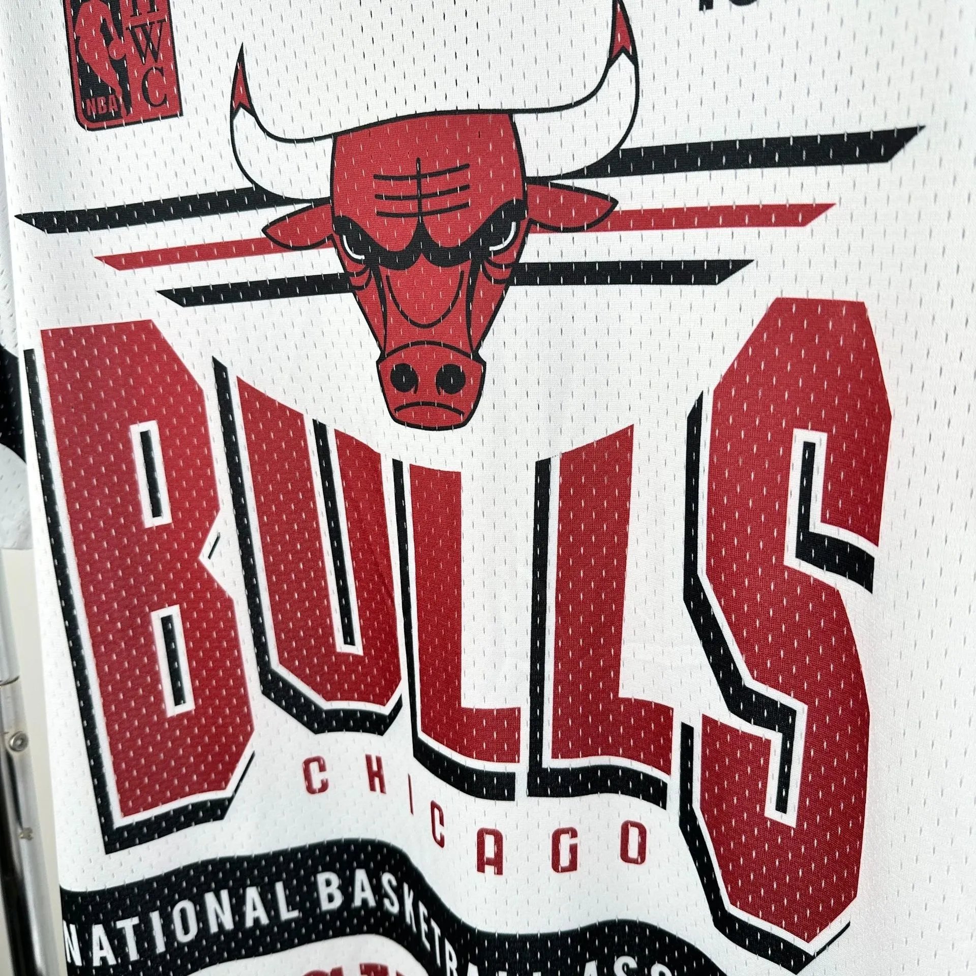 Mitchell & Ness Houston Rockets Throwback Mesh Jersey White - 27