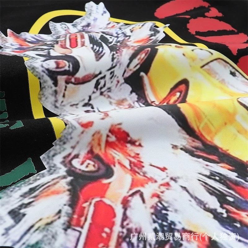 Design Santan Rules The World Graphic Print White T-Shirt T-Shirts - 16