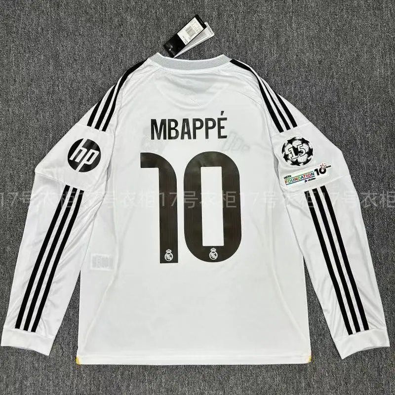 Adidas Real Madrid Cristiano Ronaldo #7 White Long Sleeve Jersey - 9