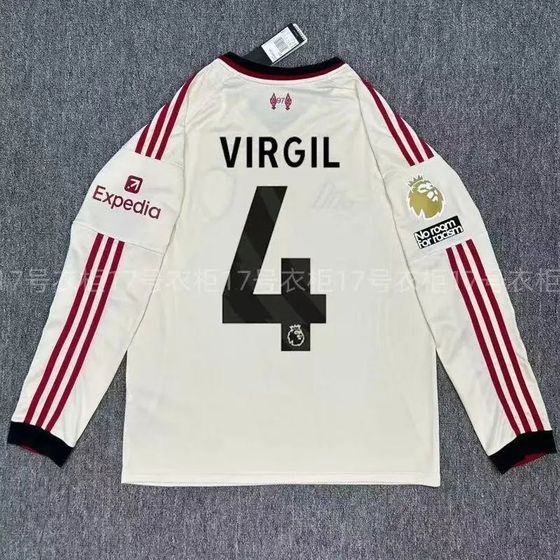 Adidas Real Madrid Cristiano Ronaldo #7 White Long Sleeve Jersey - 23