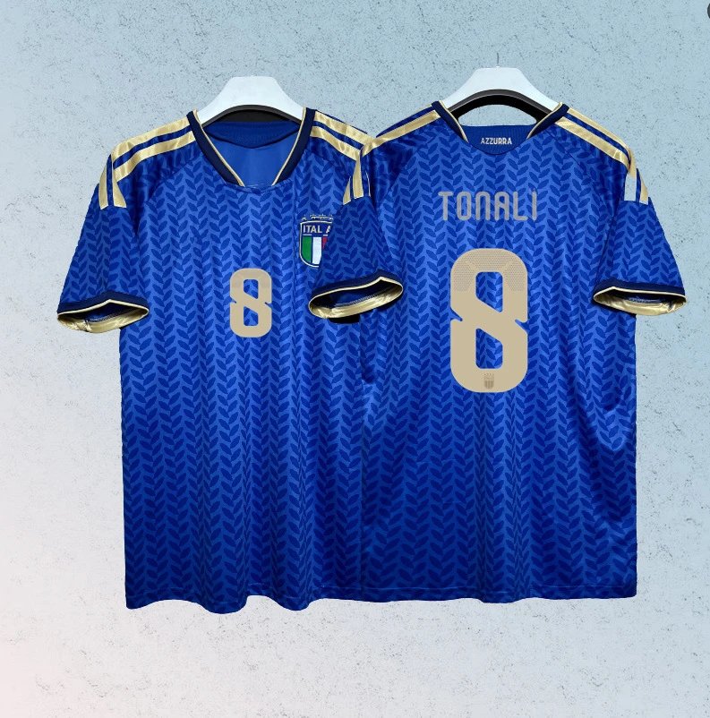 AFA Argentina National Team Home Jersey 2022-23 De Paul #7 Blue and White Striped Jersey - 10