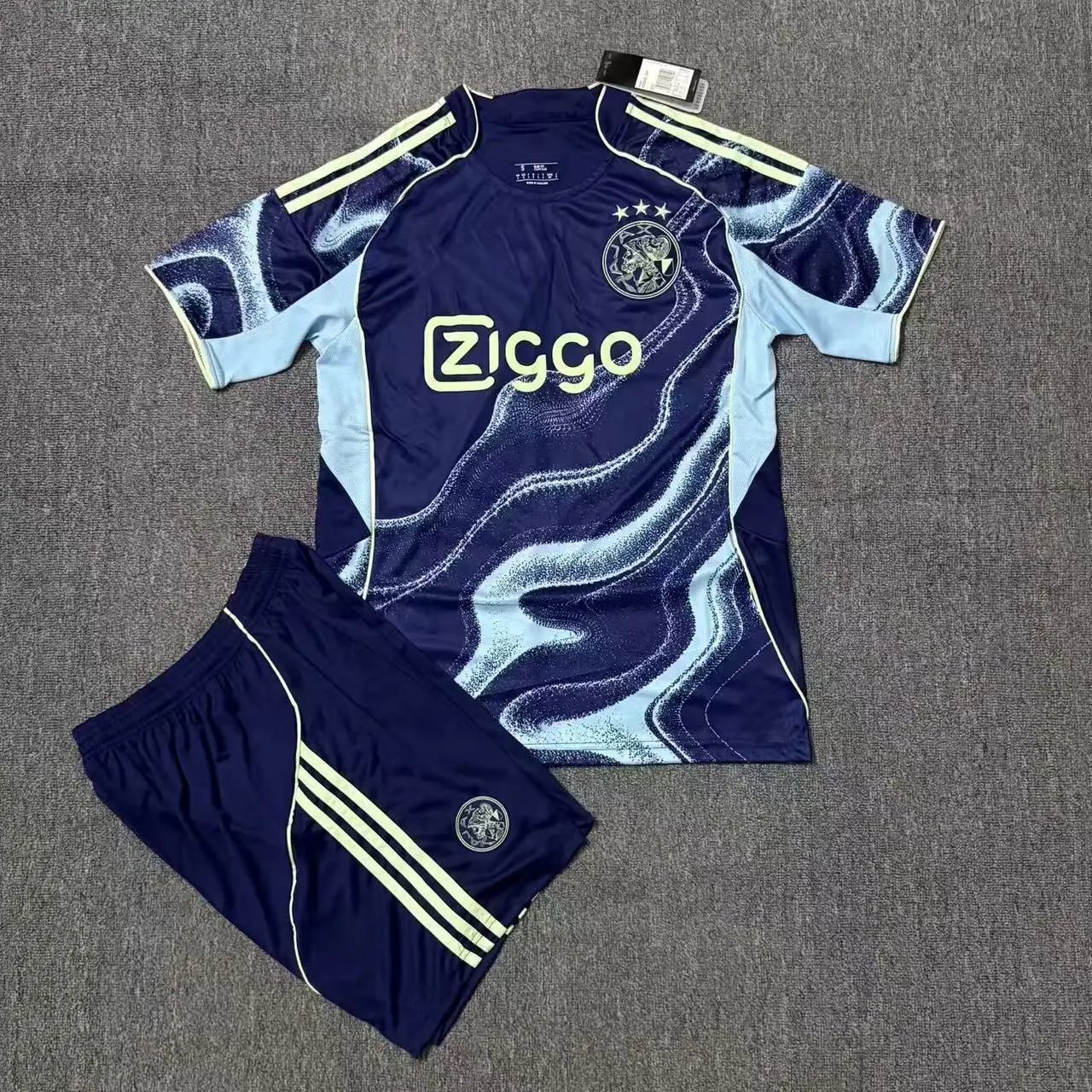 Adidas Football Jerseys Jersey and Shorts Set with Club National Team Crests — 2526 Ajax Away Kit
