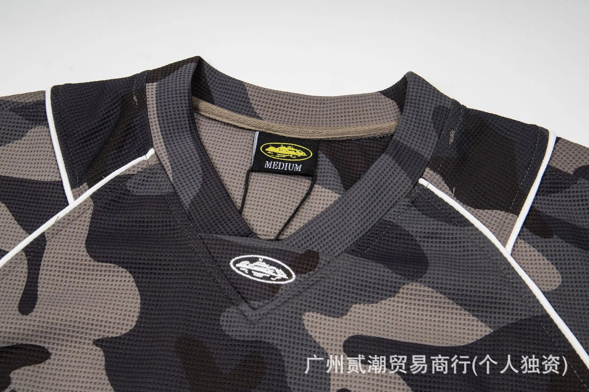 Corteiz Mesh Jersey Black / White - 6