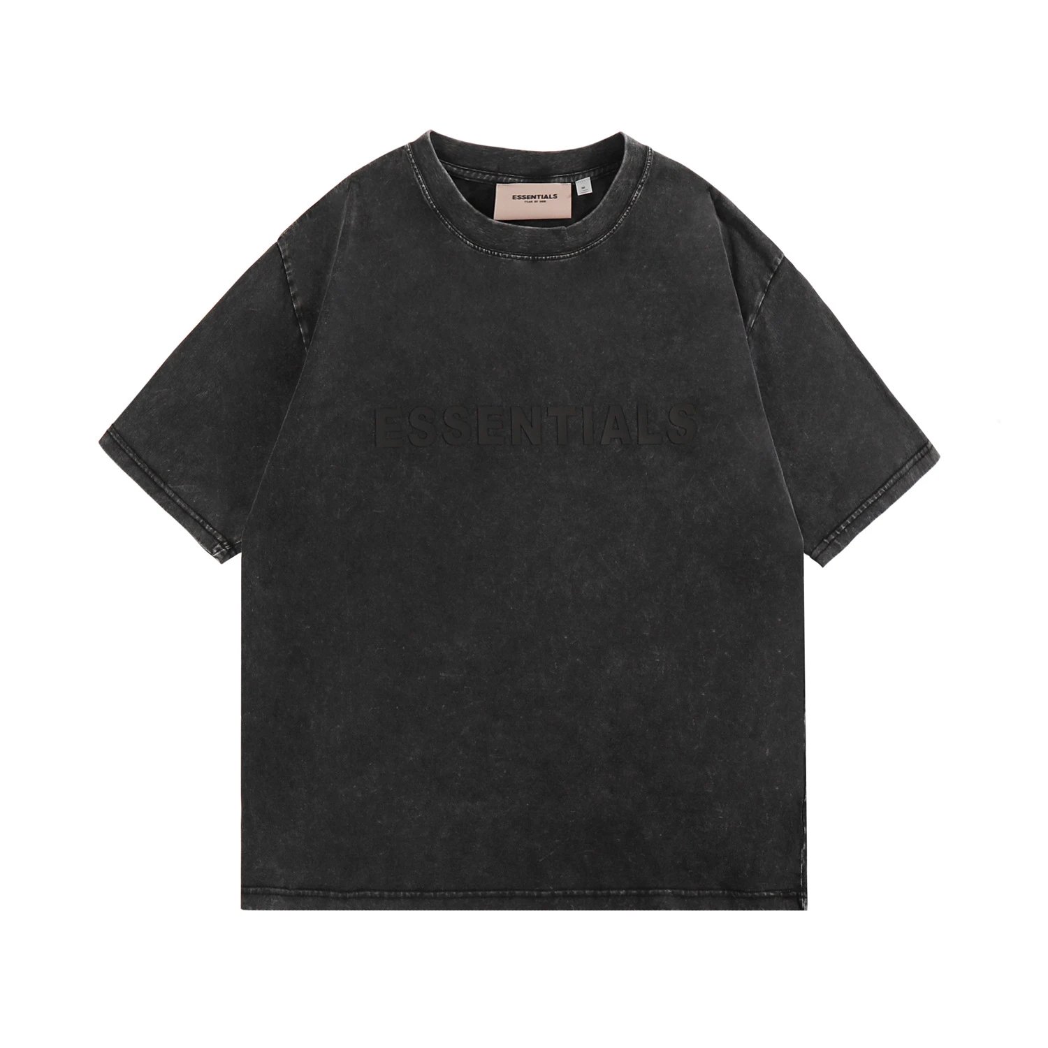 Fear of God Essentials Acid Wash Pink T-Shirt - 4