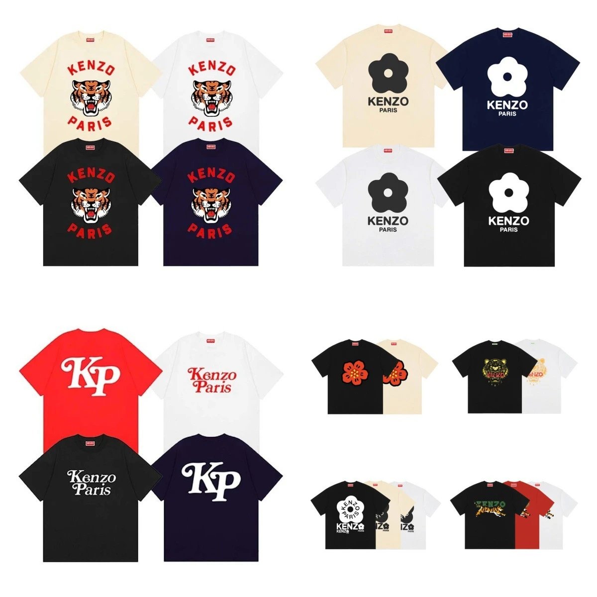 Kenzo Tiger Print Wh