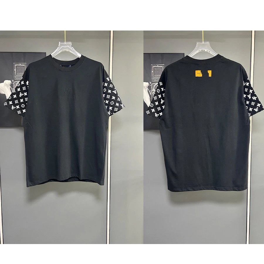 Design LV-Inspired Graphic Print T-Shirt White - 11