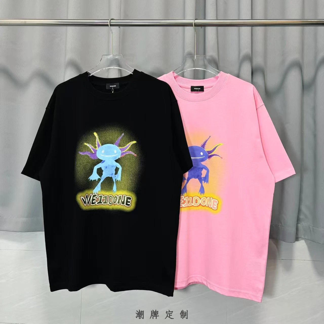 Design WE11DONE 15 06 Graphic Print White T-Shirt T-Shirts - 3