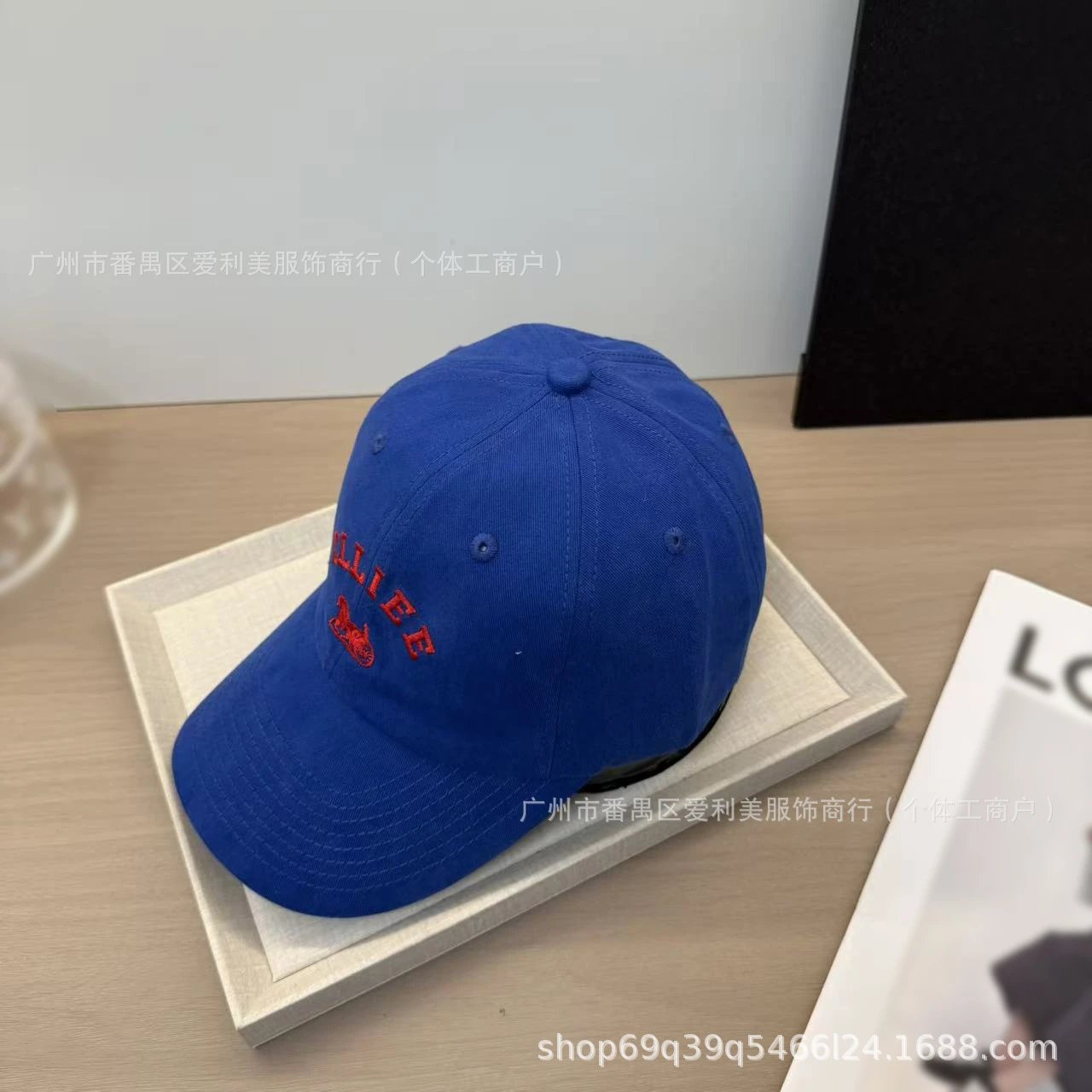Design CLLIEE Embroidered Horse Carriage Logo Baseball Cap Army Green Baseball Cap - 16
