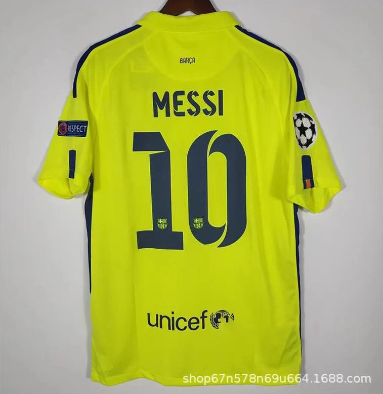 FC Barcelona Lionel Messi 2018-19 Third Jersey Mint Green - 12