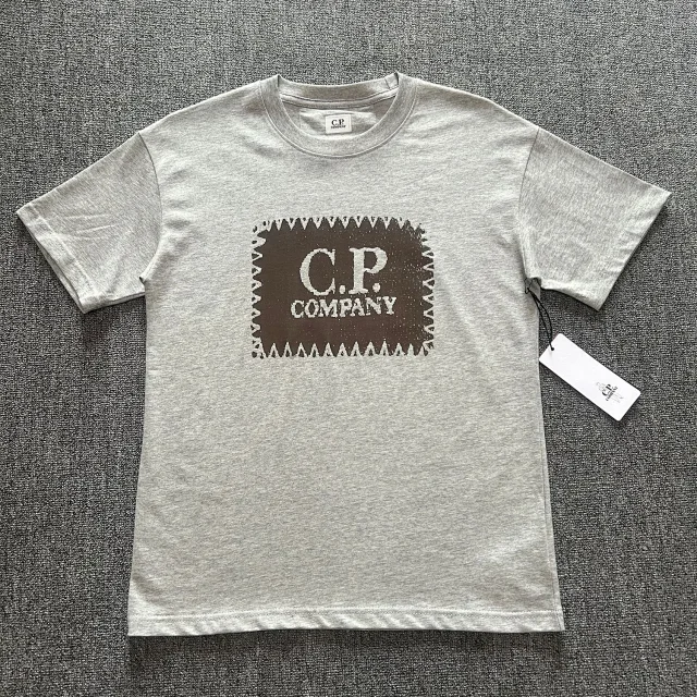 C.P. Company T-Shirts Logo Print Crewneck Short-Sleeve T-Shirt product detail image 13