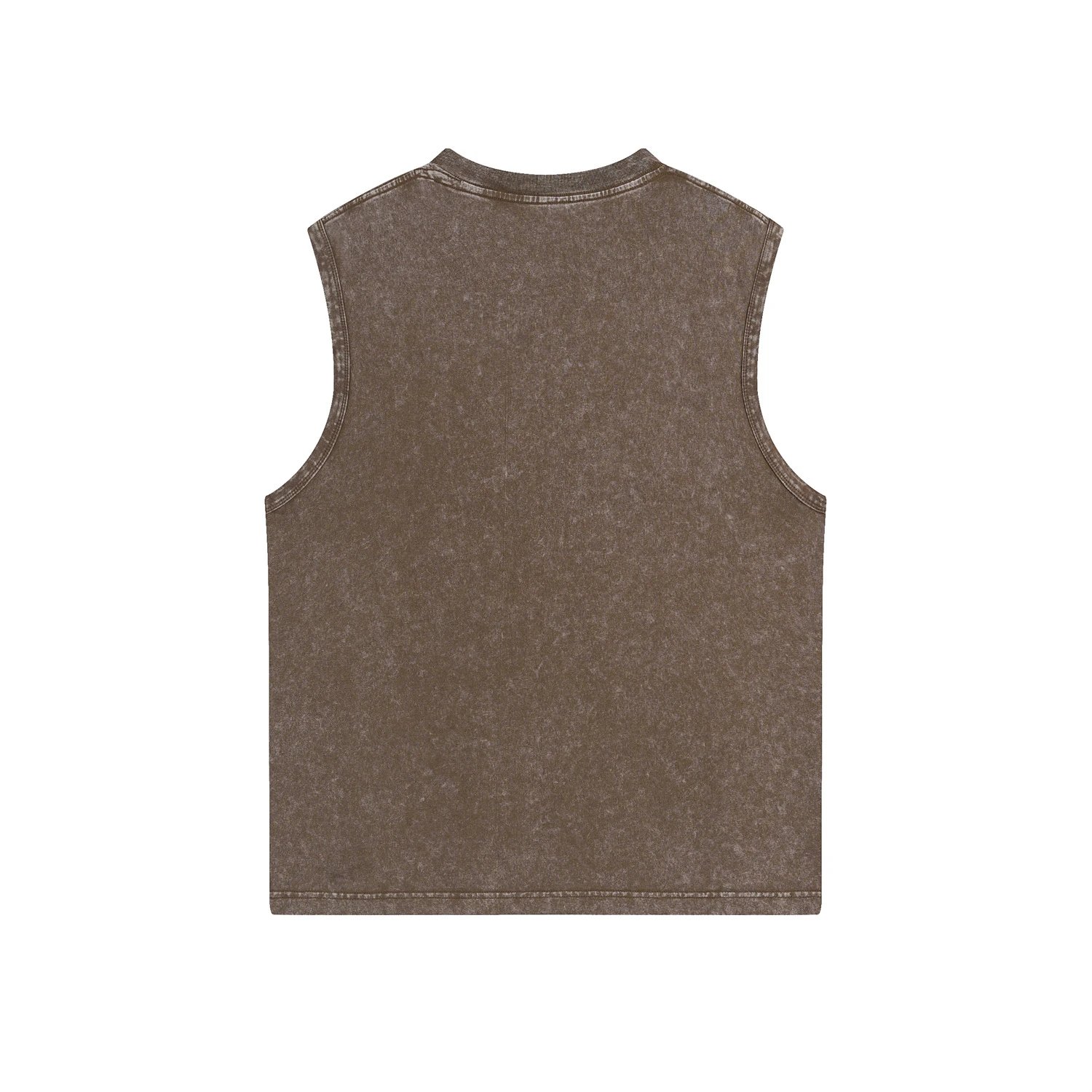 Fear of God Essentials Acid Wash Black Vest-Top - 10