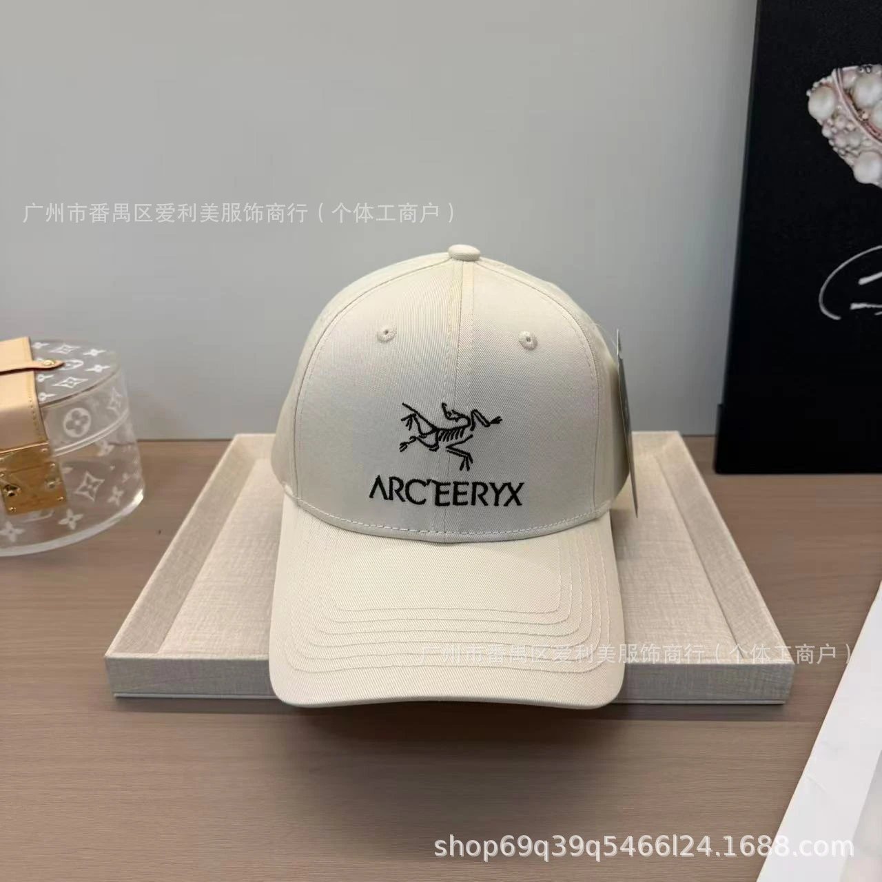 Arc'teryx Logo Embroidered Gray Baseball Cap - 18