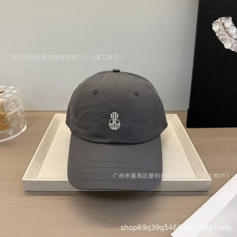Vivienne Westwood Orb Logo Baseball Cap Gray - 4