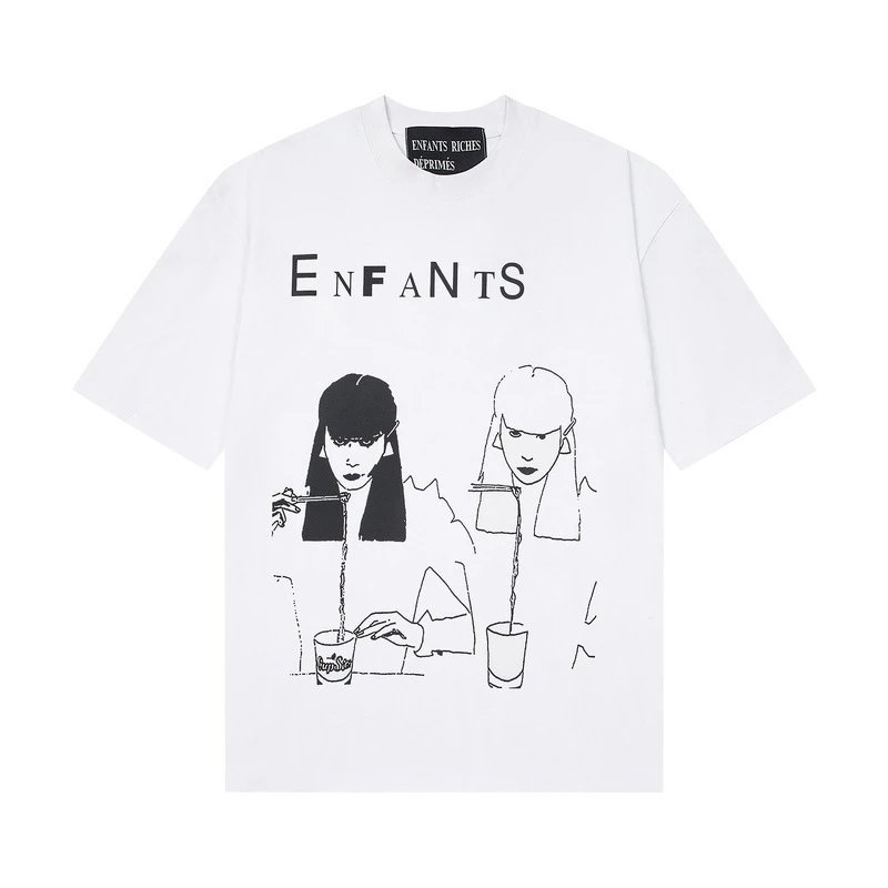 Enfants Riches Déprimés Enfants Graphic Print T-Shirt White / Black - 17