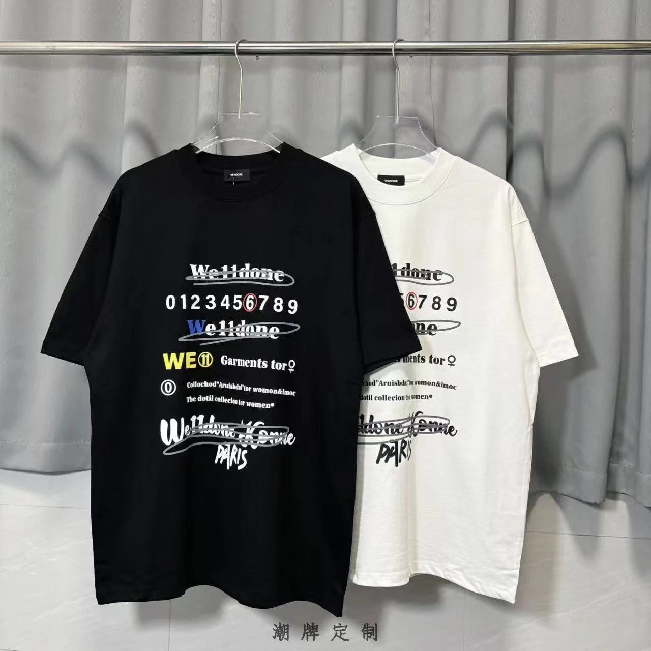 Design WE11DONE 15 06 Graphic Print White T-Shirt T-Shirts - 10