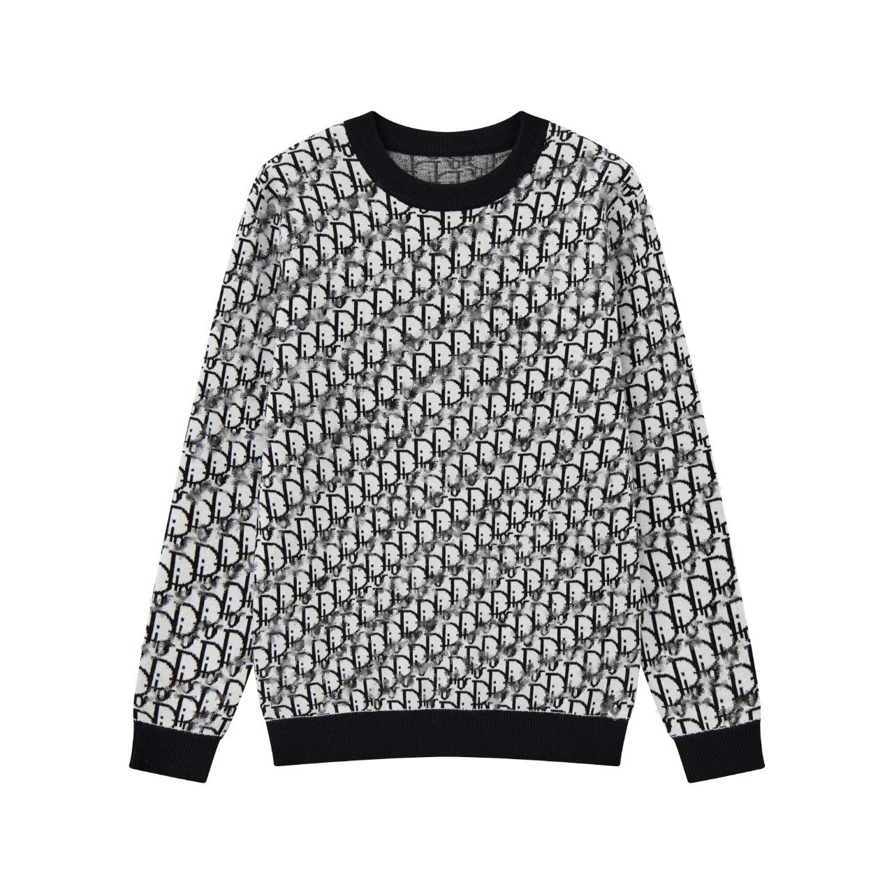 Dolce & Gabbana Knitwear Crewneck logo jacquard sweater — 42