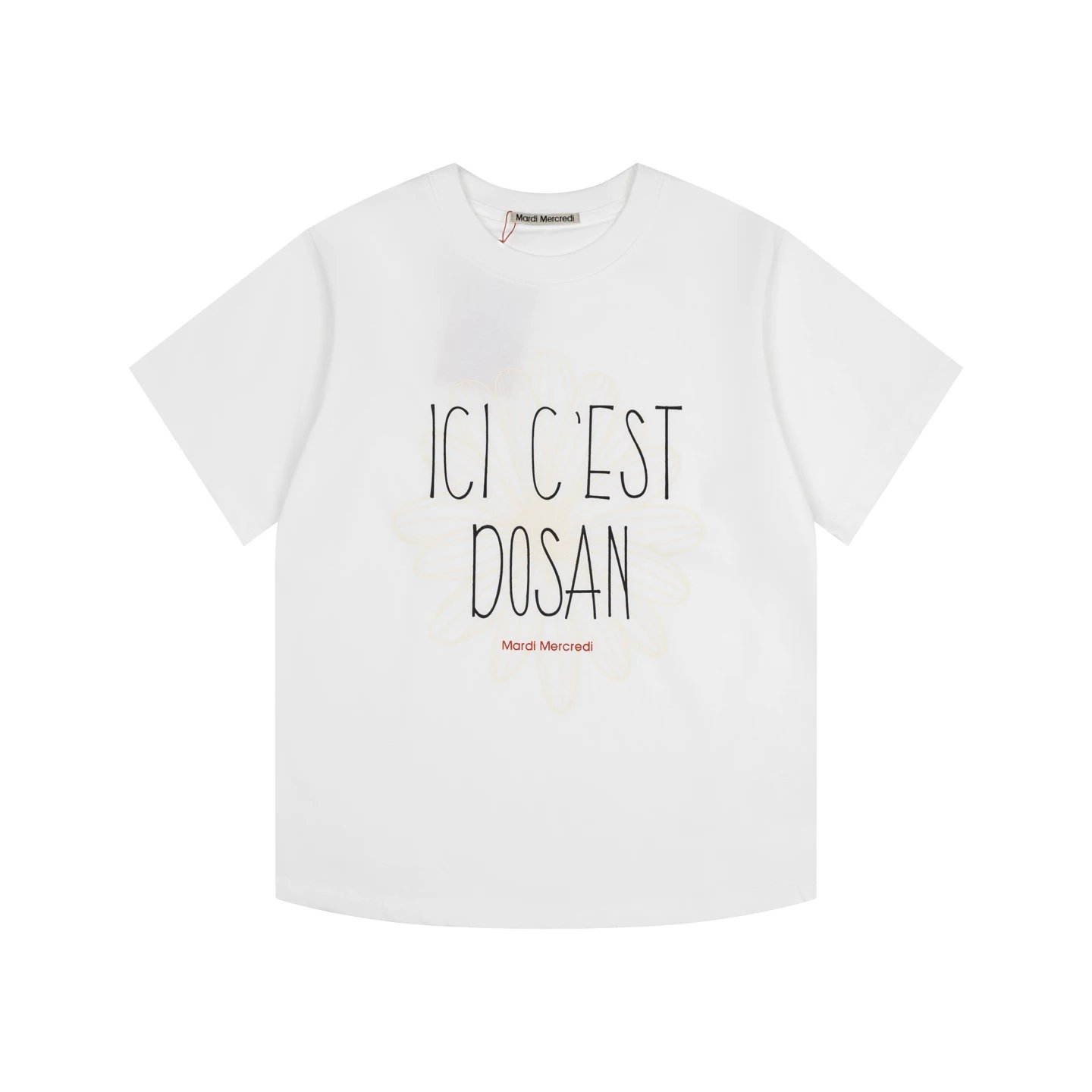 Mardi Mercredi Ici C'est Dosan White T-Shirt - 8