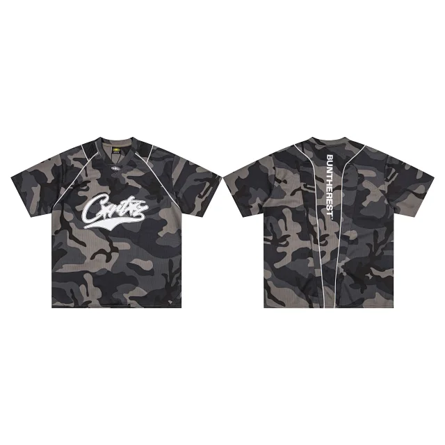 Corteiz T-Shirts Alcatraz logo mesh sports jersey product detail image 2