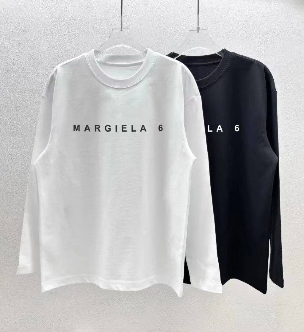 Design Cat Print Long Sleeve T-Shirt White - 13