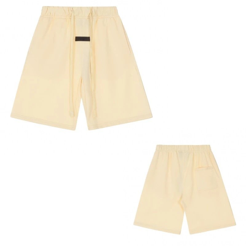 Fear of God Essentials Oversized T-Shirt and Drawstring Shorts Set Pale Yellow - 11