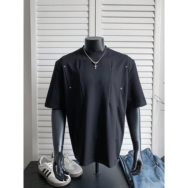 Design Contrast Trim Polo Black Polo Shirt - 12