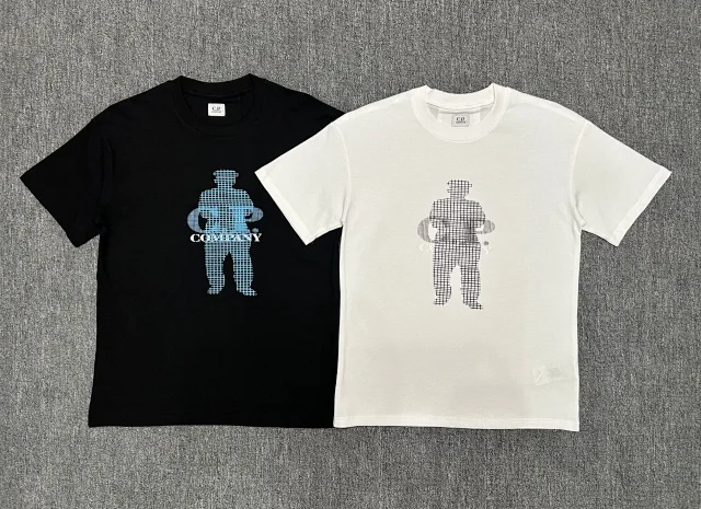 C.P. Company T-Shirts Logo Print Crewneck Short-Sleeve T-Shirt product detail image 16