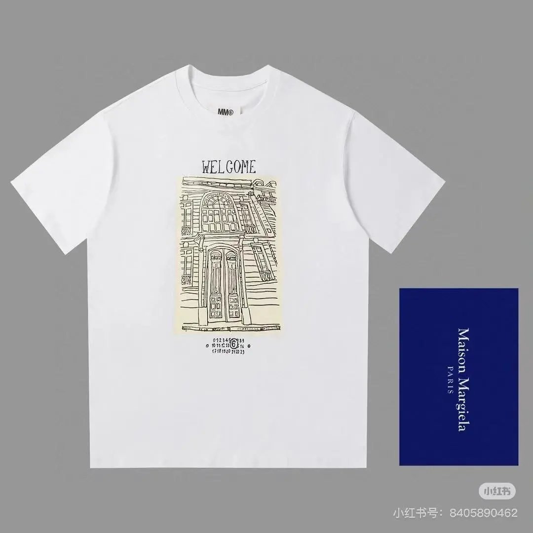 Maison Margiela Paint Splatter Graphic T-Shirt Black - 18