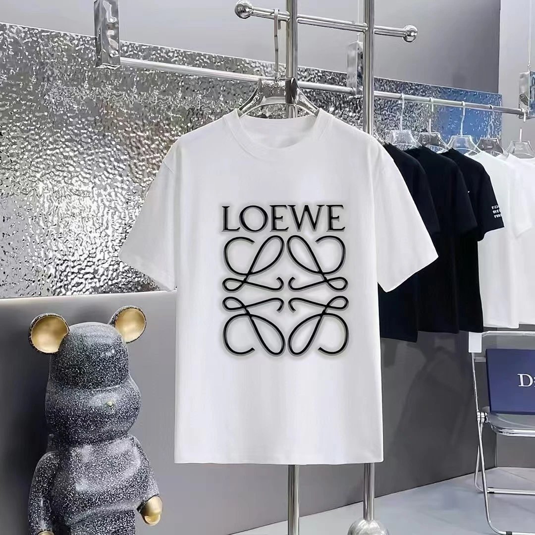 Loewe Puzzle Logo Print Black T-Shirt - 43