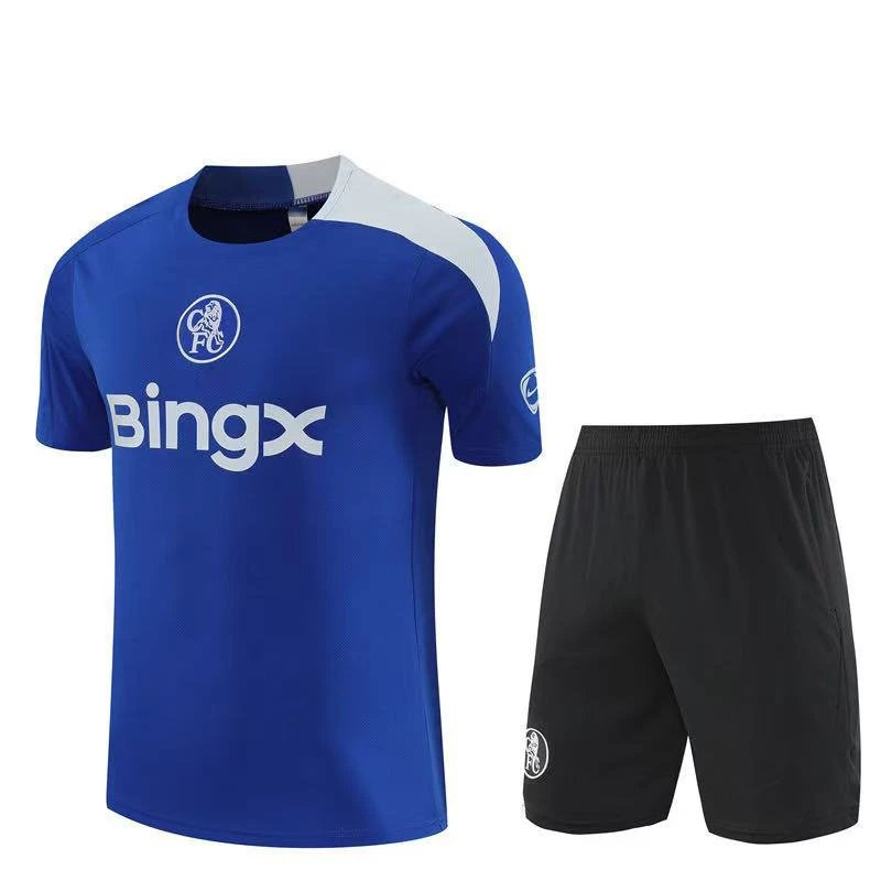 Real Madrid Training Kit Black Purple White Jersey and Shorts Sets - 10